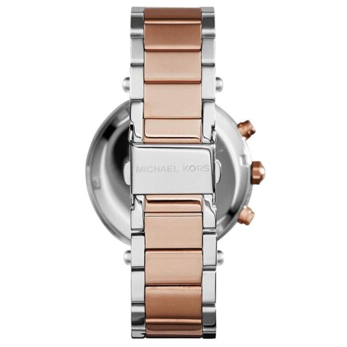 Michael Kors Ladies Parker Rose Gold Chronograph Watch - MK6141 - Image 2